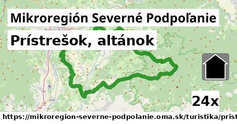 Prístrešok, altánok, Mikroregión Severné Podpoľanie