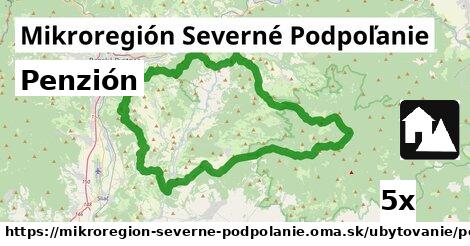 Penzión, Mikroregión Severné Podpoľanie