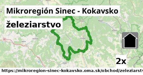 železiarstvo, Mikroregión Sinec - Kokavsko