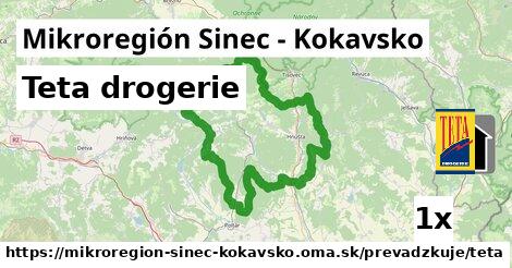 Teta drogerie, Mikroregión Sinec - Kokavsko