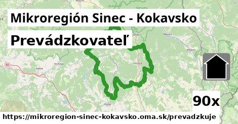 prevádzkovateľ v Mikroregión Sinec - Kokavsko