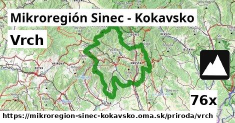 Vrch, Mikroregión Sinec - Kokavsko