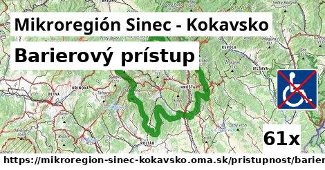 Barierový prístup, Mikroregión Sinec - Kokavsko