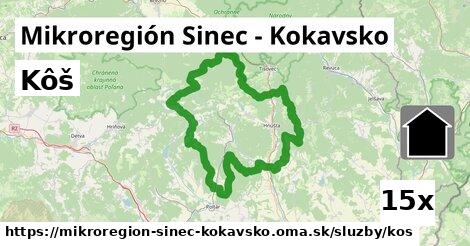 Kôš, Mikroregión Sinec - Kokavsko