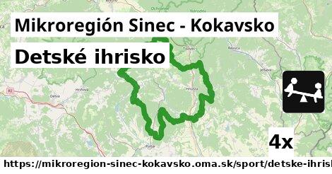 Detské ihrisko, Mikroregión Sinec - Kokavsko