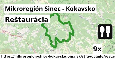 Reštaurácia, Mikroregión Sinec - Kokavsko