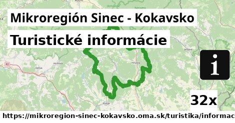 Turistické informácie, Mikroregión Sinec - Kokavsko