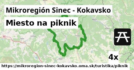 Miesto na piknik, Mikroregión Sinec - Kokavsko