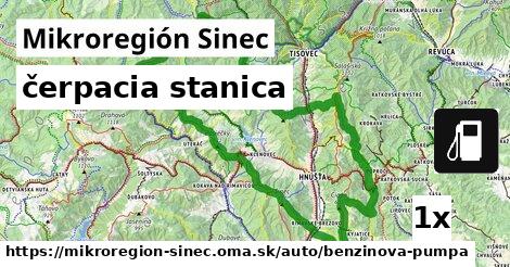 čerpacia stanica, Mikroregión Sinec