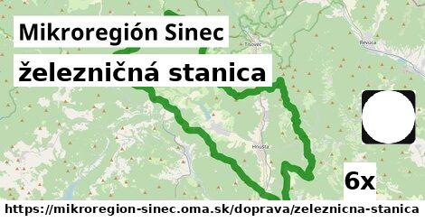 železničná stanica, Mikroregión Sinec