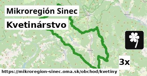 kvetinárstvo v Mikroregión Sinec