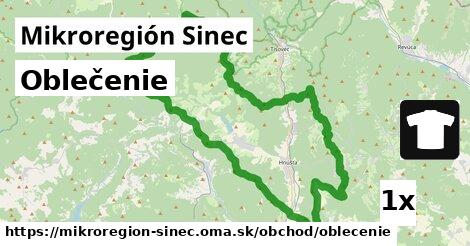 oblečenie v Mikroregión Sinec