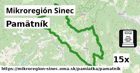 Pamätník, Mikroregión Sinec