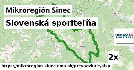 Slovenská sporiteľňa, Mikroregión Sinec