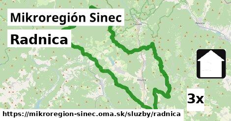 Radnica, Mikroregión Sinec