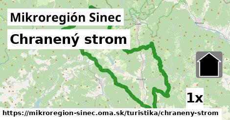 Chranený strom, Mikroregión Sinec