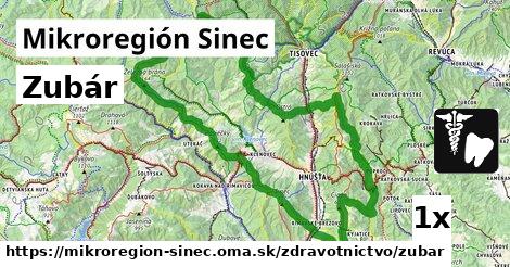 zubár v Mikroregión Sinec