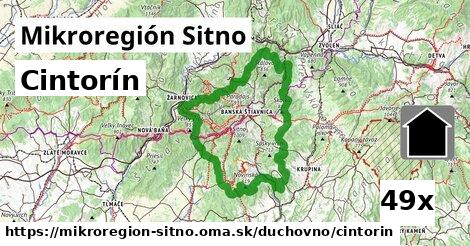 Cintorín, Mikroregión Sitno