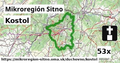 Kostol, Mikroregión Sitno