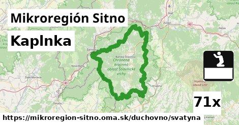 Kaplnka, Mikroregión Sitno