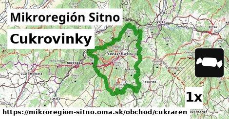 Cukrovinky, Mikroregión Sitno