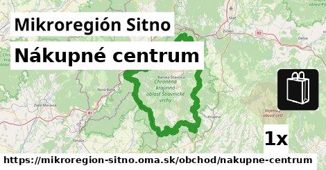 Nákupné centrum, Mikroregión Sitno