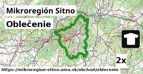 Oblečenie, Mikroregión Sitno