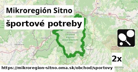 športové potreby, Mikroregión Sitno