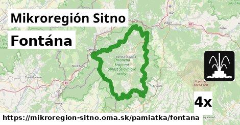 Fontána, Mikroregión Sitno