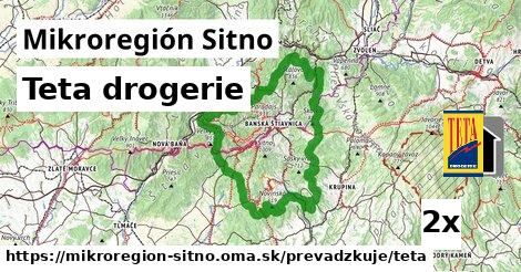 Teta drogerie, Mikroregión Sitno