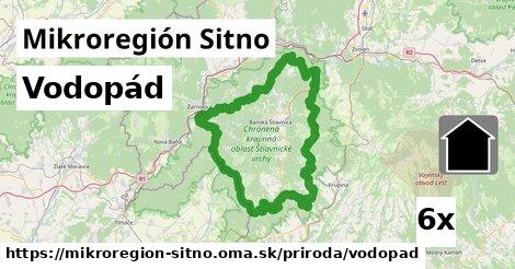 Vodopád, Mikroregión Sitno