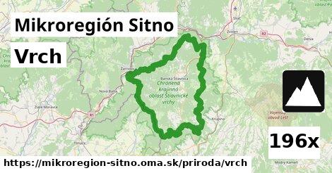 Vrch, Mikroregión Sitno