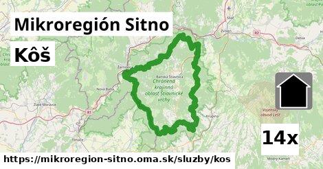 Kôš, Mikroregión Sitno