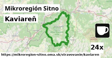 Kaviareň, Mikroregión Sitno