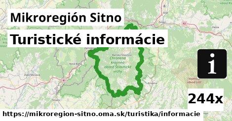 Turistické informácie, Mikroregión Sitno