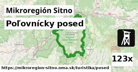 Poľovnícky posed, Mikroregión Sitno