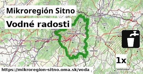 vodné radosti v Mikroregión Sitno