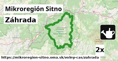 Záhrada, Mikroregión Sitno