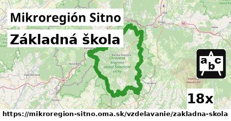 Základná škola, Mikroregión Sitno