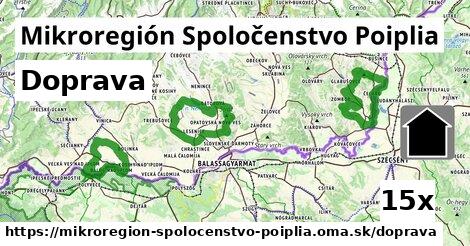 doprava v Mikroregión Spoločenstvo Poiplia