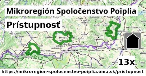 prístupnosť v Mikroregión Spoločenstvo Poiplia