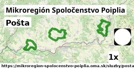 Pošta, Mikroregión Spoločenstvo Poiplia