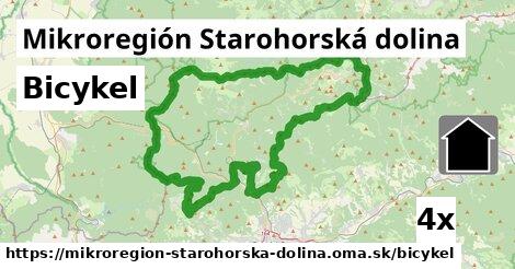 bicykel v Mikroregión Starohorská dolina