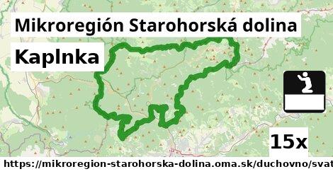 Kaplnka, Mikroregión Starohorská dolina