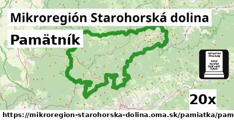 Pamätník, Mikroregión Starohorská dolina