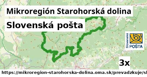 Slovenská pošta, Mikroregión Starohorská dolina