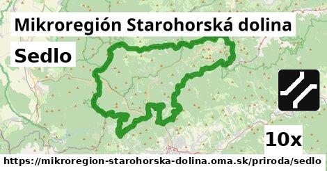 Sedlo, Mikroregión Starohorská dolina