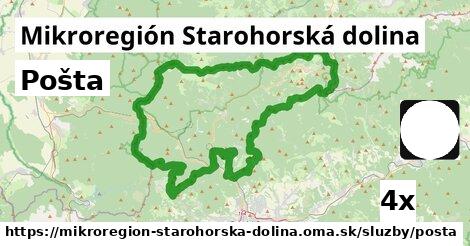 Pošta, Mikroregión Starohorská dolina