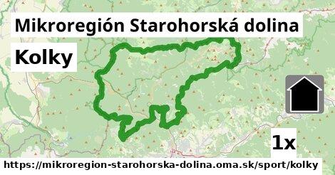 Kolky, Mikroregión Starohorská dolina