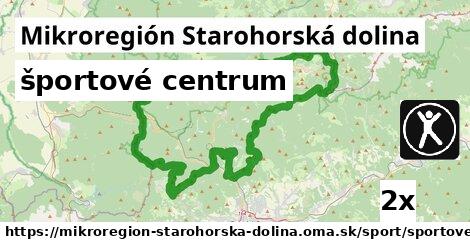 športové centrum, Mikroregión Starohorská dolina